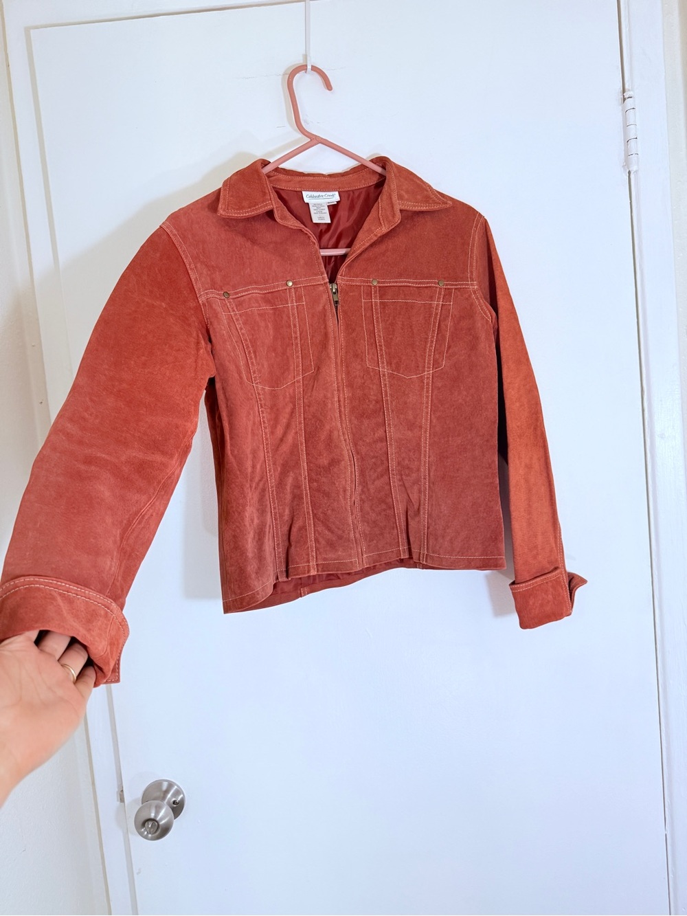 Coldwater vintage Creek Rust Corduroy Zip Jacket